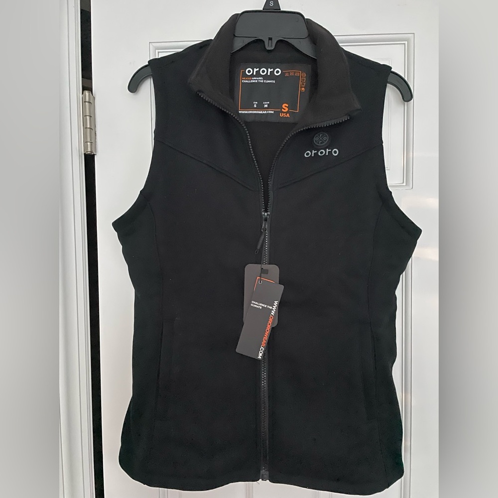 NWT Women's Ororo Small Black Heated Vest